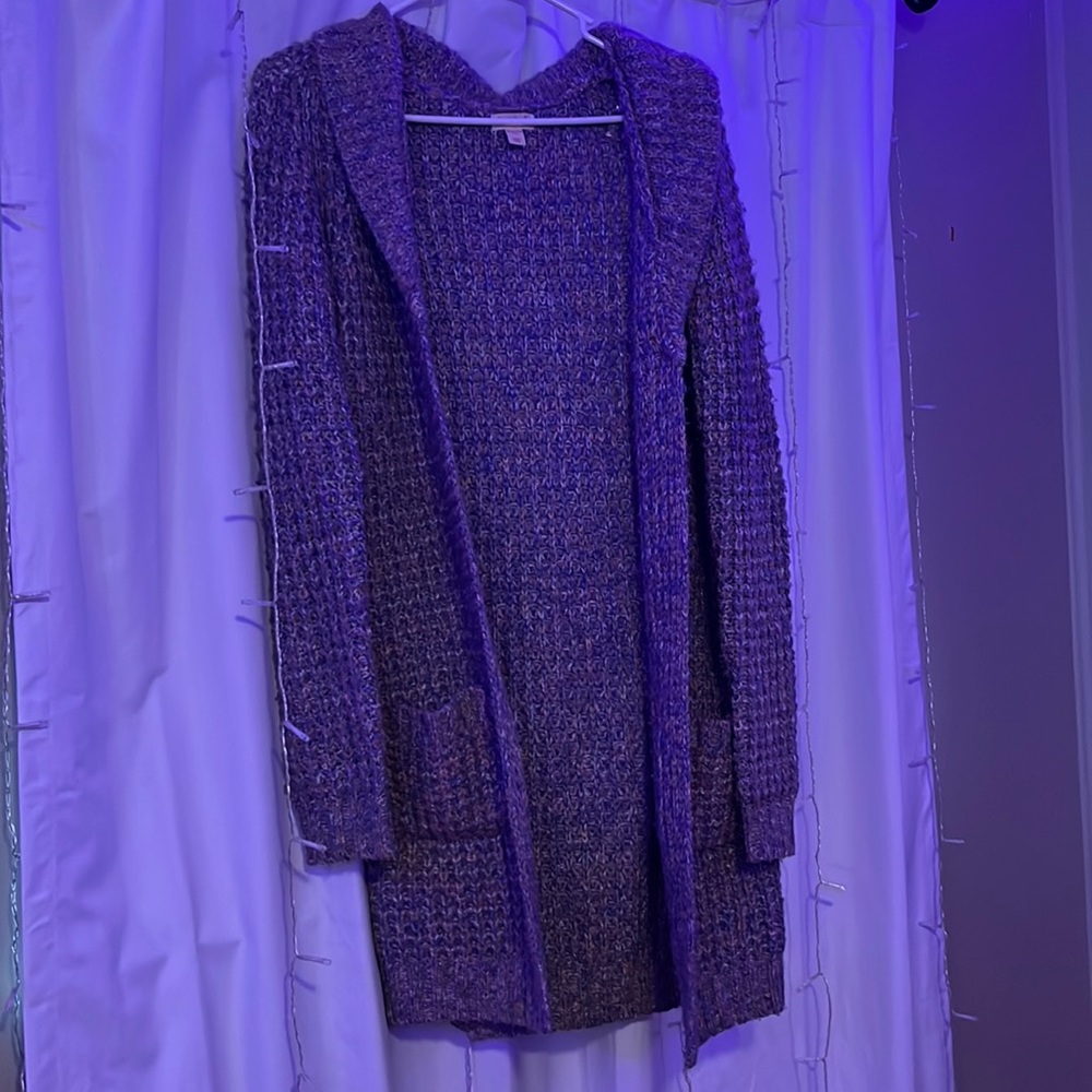 Multi colored cardigan with pockets